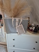 Shopper torebka XXL koszyk Tommy Hilfinger paski pleciona 