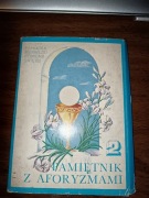 Pamiątka 1 komunii Świętej, pamiętnik z aforyzmami