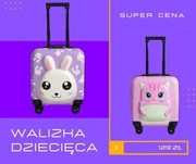 Walizka dziecięca kabinowa bagaż dzieci 