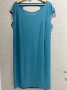 Turkusowa sukienka elegancka weselna plussize 46/48 sylwestrowa wesele