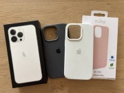 iPhone 13 Pro 128 GB srebrny szkło plus 3 etui gratis. 