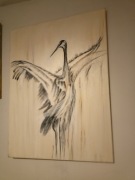 Obraz na płótnie. Żuraw 