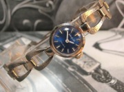 Zegarek GUB Glashutte Lady Ciekawy model. Niebieski 17 Rubis. Germany