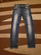 Męskie Spodnie Jeansowe Vertus - Jeansy, Rozmiar L, W:31 L:34, Zadbane