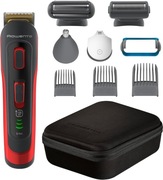 Rowenta Selectium TN9440F4 Trymer do brody i ciała 10w1, szary/ czerwony