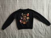 Czarna kolorowa złota bluza Harry Potter 146