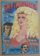 `Stary Oryginalny Plakat studyjny - Sny i Marzenia, Violetta Villas-1983r.