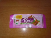 Alpia czekolada z orzechami alpejska 2004 puste opakowanie