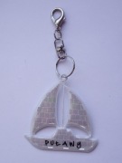 Kolekcjonerski brelok odblaskowy - żaglówka Puławy