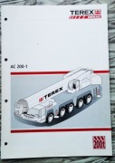 PROSPEKT TECHNICZNY ŻURAW SAMOCHODOWY TEREX DEMAG AC 200-1