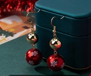 Kolczyki świąteczne bombki