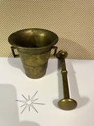 Antyczny moździerz mosiężny Skultuna No. 4 – szwedzka jakość i historia