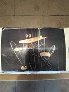 Stół barowy/lada barowa z 2 krzesłami. Zestaw mebli kuchennych