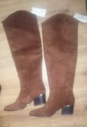 Buty damskie rozm 38 zamsz NOWE