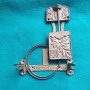 System mocowania werku bez szuflady=płaska kuta sprężyna