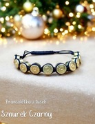 Własnoręcznie wykonana bransoletka militarna myśliwska z łusek. Handmade