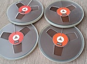 Taśmy szpulowe BASF 18 cm,4 sztuki,vintage,nowe?
