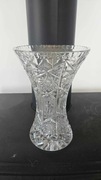 Wintage. Piękny kryształowy wazon z epoki PRL, wysoki 23 cm
