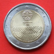 2  Euro  2008 r  -  Portugalia   60 lat praw człowieka     stan !!!