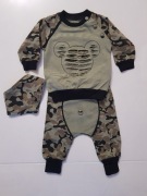 Komplet niemowlęcy moro Mickey