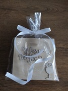 Pamiątka Pierwszej Komunii w pudełku drewnianym