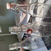 Butelki szklane ozdobne z zamknięciem flip-top / swing-top 0.5l