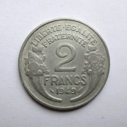2 Franki 1949 r.  Francja 