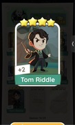 Monopoly go karta Tom Riddle 4* set 14 naklejka