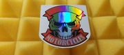 ITALY MOTORCYCLES SKULL NAKLEJKA STICKER