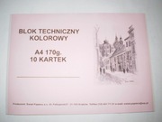 Blok techniczny A4 kolorowy