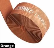 Taśma organizer, na rzepy, kolor pomarańczowy, długość 1m
