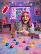 Candy Crush Saga smieszny prezent dla gracza fana kubek Ceramiczny 