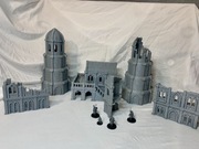 Zestaw Gondor Osgiliath tereny do gry bitewnej makiety lotrsbg mesbg