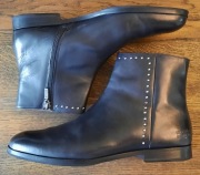 MELVIN & HAMILTON botki czarne skóra srebrne nity ich cena 785zł rozmiar 42