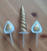 Zestaw na tort wielorazowy jednorożec 