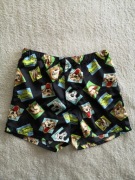 Kolorowe krótkie spodenki szorty w zwierzątka 110 - 116 - 122