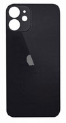 Szkło tylne iPhone 12 - czarne ,klapka tylna, plecki, tył BIG HOLE