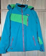 Brugi kurtka narciarska niebieska różowa  L/XL