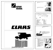Claas Dominator 202 203 204 208 218 MEGA Workshop Manual Instruk Serwisowa 