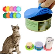 SILIKONOWA POKRYWKA NA PUSZKĘ DLA ZWIERZĄT UNIWERSALNA ZACHOWUJĄCA ŚWIEŻOŚĆ