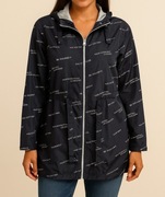 Czarna kurtka Sinsay M L cienka długa 