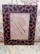 Ramka drewniana na zdjęcia pantera
