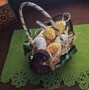 Wielkanoc - świąteczna kaczka dekoracja