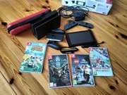 Nintendo Switch V2 + gry + etui
