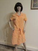 JACK WOLFSKIN sukienka letnia z paskiem pomarańczowa _ 38 / M