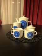 Serwis  Eschenbach Bavaria Prilblume Blue Mid-Century Retro (Uszkodzenie)