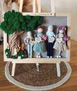 Ramki  dzieci drzewko dziadkowie 