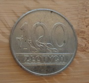 Moneta 100 zł. z 1990 - Polska