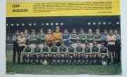 LEGIA Warszawa - plakaty i zdjęcia drużyny 1956 do 1996/97