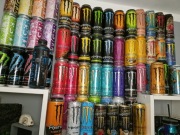 Kolekcjonerskie puszki monster energy